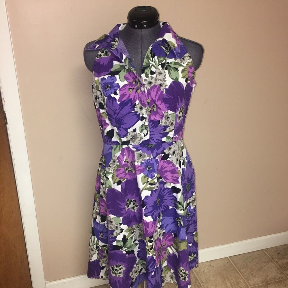 Karin Stevens floral dress size 6